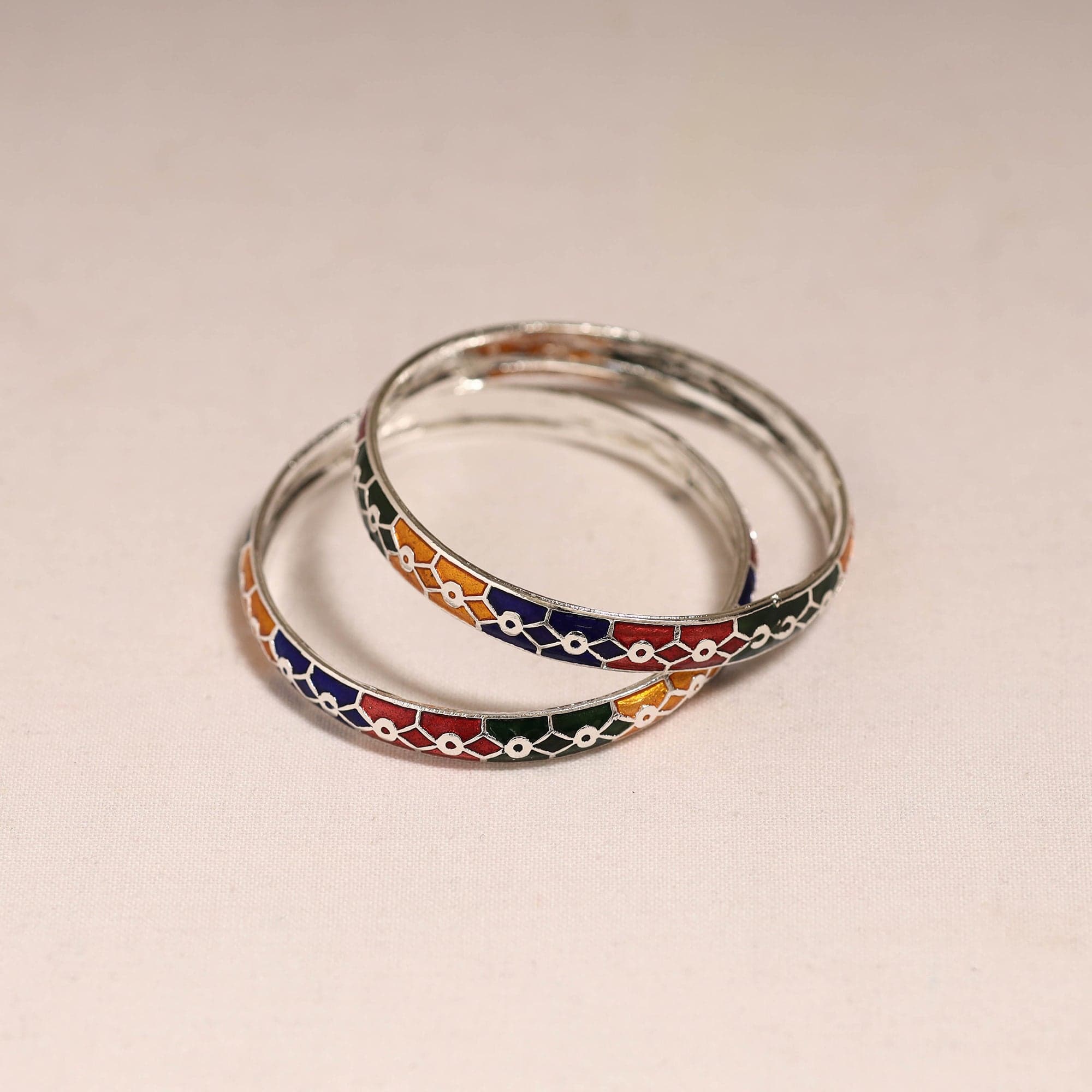 Oxidised Silver Bangle